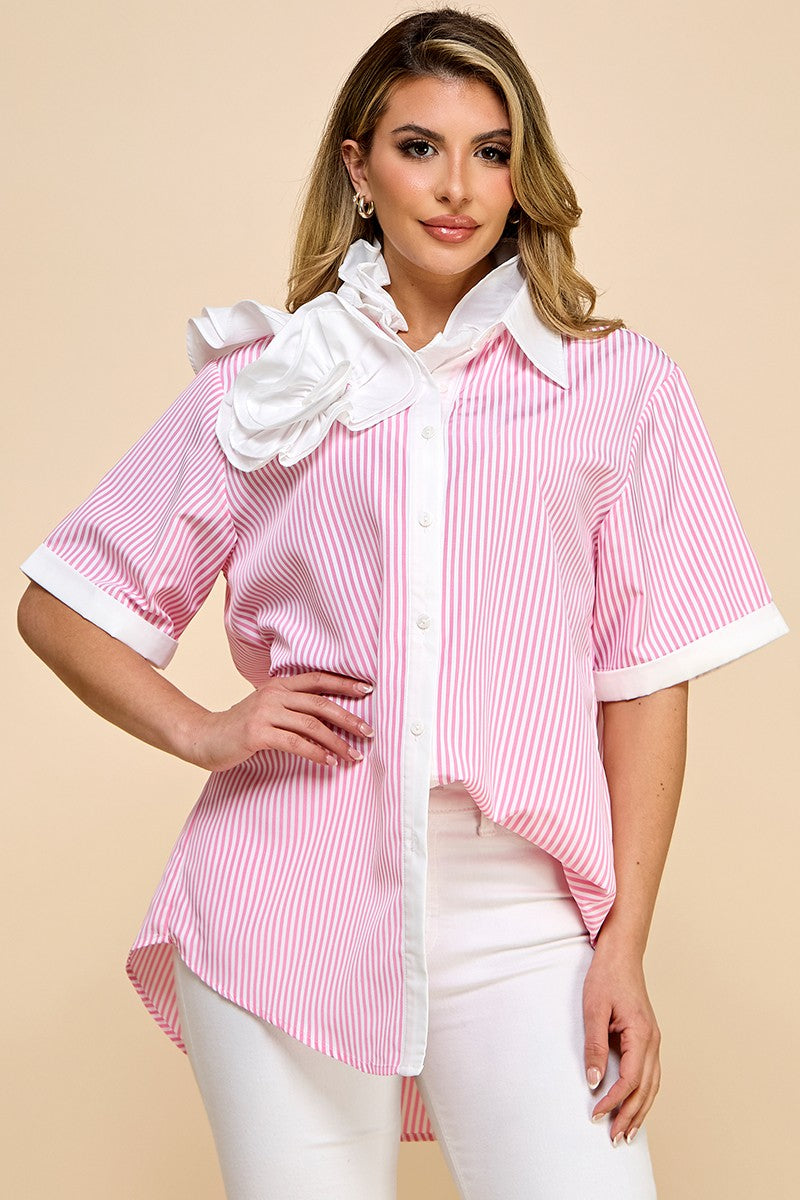 The Josie Rose Oversized Decor Shirt